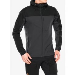 Kurtka męska Fjallraven Abisko Midsummer Jacket. Czarne kurtki męskie Fjällräven, m, bez wzorów, sportowe, bez kaptura. Za 937.99 zł.