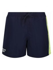 Reebok Szorty kąpielowe "Reuben" w kolorze granatowym rozmiar: S. Niebieskie szorty sportowe męskie Reebok, s, z materiału, outdoorowe. Za 65.99 zł.