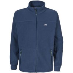 Bluza Polarowa Męska Bernal Z Pełnym Zamkiem. Niebieskie bluzy z kapturem męskie Trespass, na zimę, l, z materiału. Za 135.99 zł.