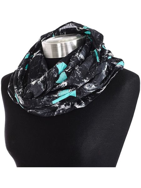 Buff Szal-koło w kolorze czarnym - 75 x 45 cm rozmiar: onesize. Czarne szaliki i kominy damskie Buff, bez wzorów, z bawełny. Za 109.52 zł.