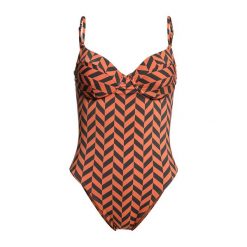 Strój kąpielowy jednoczęściowy Billabong Cross Step One Piece. Brązowe stroje jednoczęściowe damskie Billabong, xl, bez wzorów. Za 199.99 zł.
