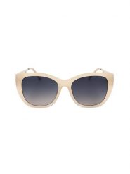 Guess Damskie okulary przeciwsłoneczne w kolorze beżowym rozmiar: 54. Brązowe okulary przeciwsłoneczne damskie Guess. Za 252.71 zł.