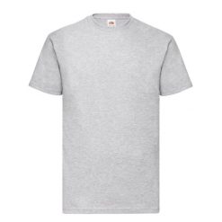 Koszulka Unisex Dla Dorosłych Valueweight Heather. Szare bluzki damskie Fruit of the Loom, xl, bez wzorów, sportowe, bez kołnierzyka, bez ramiączek. Za 39.99 zł.