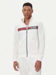 Guess Bluza Z2BQ06 K7122 Biały Regular Fit. Białe bluzy bez kaptura męskie Guess, m, z bawełny. Za 409.99 zł.