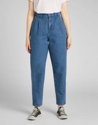 LEE PLEATED STELLA TAPER DAMSKIE SPODNIE JEANSOWE WASHED NOVA L30VOMQU 112139822. Spodnie materiałowe damskie Lee, bez wzorów, z jeansu. Za 199.99 zł.