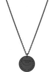 Liebeskind Naszyjnik z zawieszką - dł. 45 cm rozmiar: onesize. Czarne naszyjniki damskie Liebeskind, ze stali. Za 113.99 zł.
