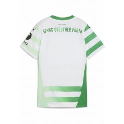 Damska koszulka domowa Greuther Fürth 24/25 PUMA White Fast Green Fresh Mint. Białe bluzki damskie Puma, m, bez wzorów, sportowe, bez kołnierzyka, bez ramiączek. W wyprzedaży za 259.00 zł.