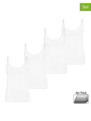 Sublevel Topy (4 szt.) w kolorze białym rozmiar: M. Białe topy damskie Sublevel, m, bez wzorów, bez kołnierzyka. Za 109.26 zł.