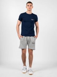 Iceberg T-shirt "C-neck" | ICE1UTS01 | Mężczyzna | Granatowy. Niebieskie t-shirty męskie Iceberg, m, bez wzorów, z bawełny, bez kołnierzyka. W wyprzedaży za 119.00 zł.
