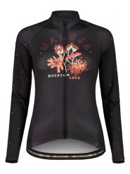 Maloja Koszulka kolarska "VanilM." w kolorze czarnym rozmiar: XL. Czarne bluzki sportowe damskie Maloja, xl, z materiału, bez kołnierzyka, bez ramiączek. Za 189.29 zł.