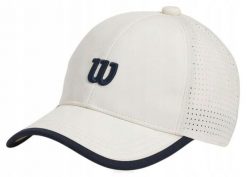 Czapka tenisowa Wilson Structured Classic. Białe czapki męskie Wilson, z aplikacjami, z materiału, eleganckie. Za 149.00 zł.