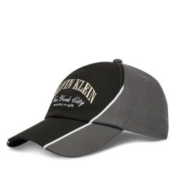 Czapka z daszkiem Calvin Klein. Czarne czapki męskie CALVIN KLEIN, bez wzorów. Za 209.99 zł.