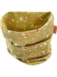 LiVi Szal-koło "Goldflower" w kolorze zielonym - 50 x 24 cm rozmiar: onesize. Zielone szaliki dziecięce LiVi, z bawełny, bez ramiączek. Za 87.61 zł.