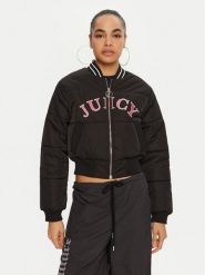 Juicy Couture Kurtka bomber Kelsey JCOIJ224557 Czarny Regular Fit. Czarne kurtki damskie Juicy Couture, xs, bez wzorów, z syntetyku, bez kaptura. Za 659.99 zł.