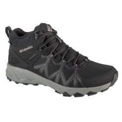 Buty Columbia Peakfreak Ii Mid Outdry 2100691010 czarne z membraną. Czarne buty trekkingowe męskie z gumy, bez zapięcia, trekkingowe. Za 679.86 zł.