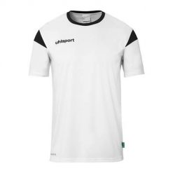 Koszulka sportowa męska Uhlsport 100225317. Białe t-shirty sportowe męskie UHLSPORT, m, z poliesteru, bez ramiączek, do piłki nożnej. W wyprzedaży za 76.00 zł.