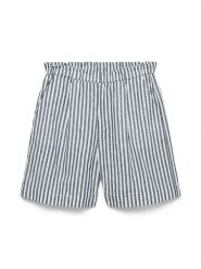 Vero Moda Szorty w kolorze biało-granatowym rozmiar: M. Białe szorty damskie Vero Moda, bez wzorów, z podwyższonym stanem. Za 94.95 zł.
