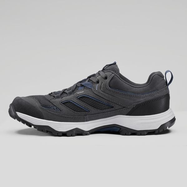 Second Life - Buty turystyczne męskie Quechua MH100 - Stan Doskonały. Niebieskie buty trekkingowe męskie QUECHUA, z kauczuku, bez zapięcia, trekkingowe. Za 152.99 zł.