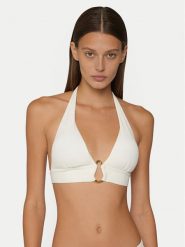 Guess Góra od bikini E6GJ14 KF590 Biały. Białe bikini damskie Guess, z aplikacjami. Za 329.99 zł.