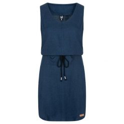 Sukienka damska LOAP Necla bez rękawów, niebieska, XL. Niebieskie sukienki damskie LOLË, na co dzień, xl, bez wzorów, sportowe, bez kołnierzyka, bez ramiączek, sportowe. Za 229.99 zł.