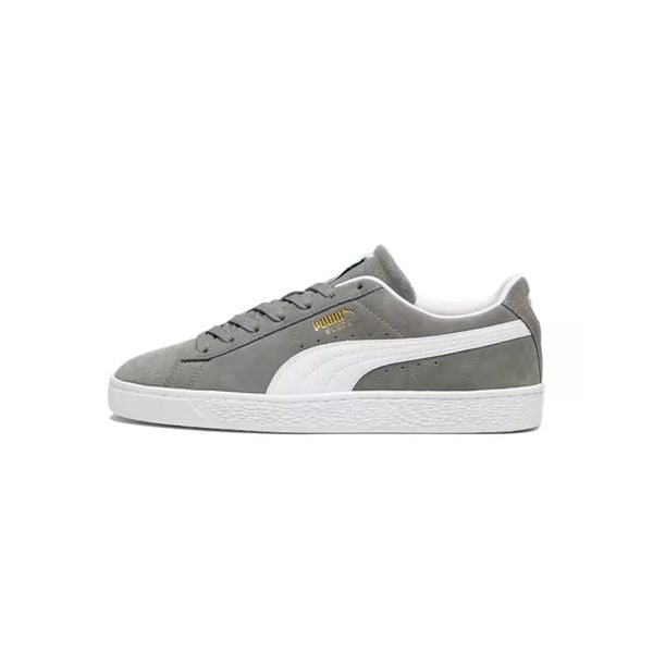 Buty sportowe Puma Suede Classic. Białe buty sportowe na co dzień damskie Puma, bez wzorów, z zamszu, trekkingowe, Puma Suede. Za 346.26 zł.