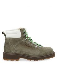 Gant Trapery 31543079 Szary. Szare trapery damskie Gant, ze skóry, bez obcasa. Za 769.99 zł.