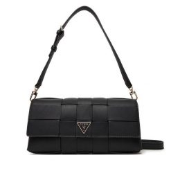 Torebka Guess. Czarne torebki klasyczne damskie Guess, z aplikacjami, bez dodatków. Za 449.99 zł.