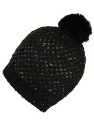 Regatta Czapka "Lorelai Hat IV" w kolorze czarnym rozmiar: onesize. Czarne czapki zimowe damskie Regatta, ze splotem. Za 48.39 zł.