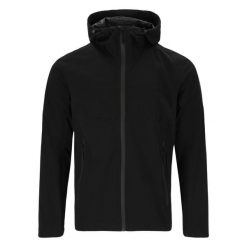 Kurtka wodoodporna Endurance Komint. Czarne kurtki treningowe męskie Endurance, m, bez wzorów, z poliesteru, do biegania. Za 364.50 zł.