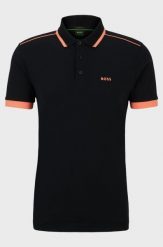 Koszulka Polo męska BOSS Paddy 1 NERO regular fit czarna (50512995-001). Czarne koszulki polo męskie Boss, m, bez wzorów, bez ramiączek. Za 279.00 zł.