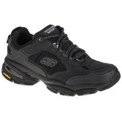 Buty do chodzenia męskie Skechers Vigor 30. Czarne buty sportowe na co dzień męskie Skechers, z materiału, bez zapięcia, trekkingowe. Za 459.00 zł.