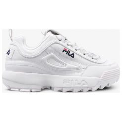 Fila Disruptor Low Wmn buty damskie, biały, rozmiar 5,5. Białe buty sportowe na co dzień damskie Fila, bez wzorów, z gumy. W wyprzedaży za 399.49 zł.