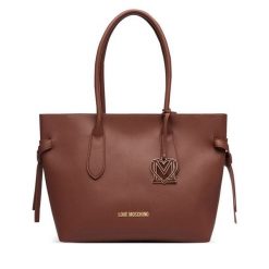 Torebka LOVE MOSCHINO. Brązowe torebki klasyczne damskie Love Moschino, bez wzorów, bez dodatków. Za 1,099.00 zł.