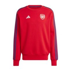 Męska Bluza Adidas. Czerwone bluzy bez kaptura męskie ARSENAL, m, z bawełny. Za 404.99 zł.