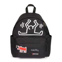 Plecak Dzienny Eastpak x Keith Haring Day Pak'r. Czarne plecaki męskie Eastpak, bez wzorów, z poliesteru. Za 258.50 zł.