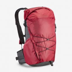 Plecak turystyczny Quechua MH500 22 litry Light Rolltop. Czarne plecaki damskie QUECHUA, bez wzorów, sportowe. Za 249.99 zł.