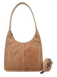 HIDE & STITCHES Skórzana torebka w kolorze beżowym - 30 x 33 x 8 cm rozmiar: onesize. Brązowe torebki klasyczne damskie HIDE & STITCHES, bez wzorów, z materiału, bez dodatków. Za 252.99 zł.