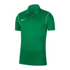 Męska Koszulka Polo Park 20 DriFIT. Zielone koszulki polo męskie Nike, m, bez wzorów, bez ramiączek. Za 138.99 zł.