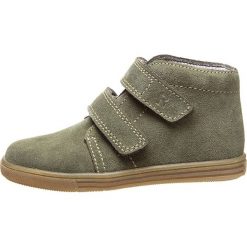 Skórzane sneakersy w kolorze khaki. Brązowe trampki i tenisówki chłopięce Richter, bez wzorów, ze skóry, z okrągłym noskiem, bez zapięcia. W wyprzedaży za 122.95 zł.