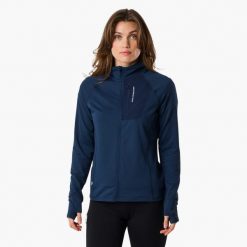 Sweter Wędrówki damska Swedemount Ultra Light Tech Midlayer Full Zip. Czerwone golfy damskie SWEDEMOUNT, xl, bez wzorów, z materiału, bez ramiączek. Za 184.00 zł.