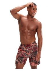Speedo Szorty kąpielowe w kolorze czarnym ze wzorem rozmiar: S. Czarne szorty sportowe męskie Speedo, s, z materiału, outdoorowe. Za 122.96 zł.