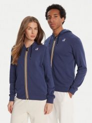 K-Way Bluza Arnel K4115ZW Granatowy Regular Fit. Niebieskie bluzy bez kaptura męskie k-way, l, z bawełny. Za 369.99 zł.
