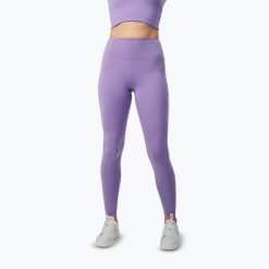 Legginsy Girlfriend Collective Compressive. Fioletowe legginsy damskie GIRLFRIEND COLLECTIVE, bez wzorów. Za 209.99 zł.