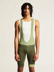 Craft Spodnie kolarskie "Core Endur Bib" w kolorze khaki rozmiar: S. Brązowe szorty męskie Craft, s, z materiału, rowerowe. Za 139.95 zł.