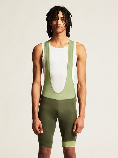 Craft Spodnie kolarskie "Core Endur Bib" w kolorze khaki rozmiar: S. Brązowe szorty męskie Craft, bez wzorów, z materiału, sportowe. Za 154.95 zł.