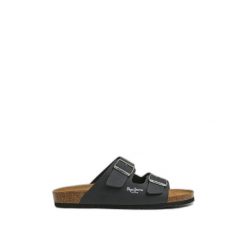 Buty do stepowania Pepe Jeans Bio Double Kansas. Czarne buty wizytowe męskie Pepe Jeans, na lato, z jeansu, bez zapięcia. Za 244.25 zł.