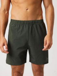 Bjorn_borg BORG ZIP 7" SHORTS z przetworzonego poliestru – ROSIN. Zielone szorty męskie Björn Borg, l, z materiału, na fitness i siłownię. Za 289.10 zł.