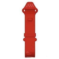 Pasek OS silikonowy - czerwony. Czerwone paski męskie ALL MOUNTAIN STYLE, bez wzorów, z materiału, eleganckie. Za 91.00 zł.