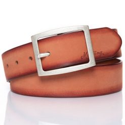 MUSTANG PASEK SKÓRZANY 40 mm SOPO-MUS057. Brązowe paski męskie Mustang, bez wzorów, klasyczne. Za 69.99 zł.