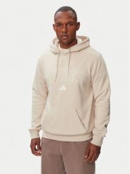 Adidas Bluza Collegiate Script Graphic Hoodie KC7185 Beżowy Regular Fit. Brązowe bluzy bez kaptura męskie Adidas, m, z bawełny. Za 239.99 zł.